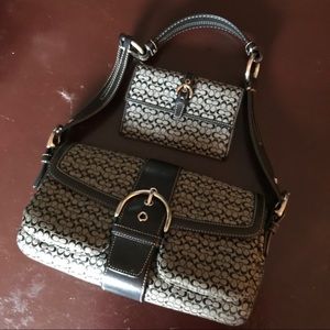 COACH BAG WITH WALLET ORIGINAL